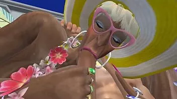 Reproducir Abuelita trato 5 - abuela loca mamadas a bordo del crucero de la abuela - sims 4