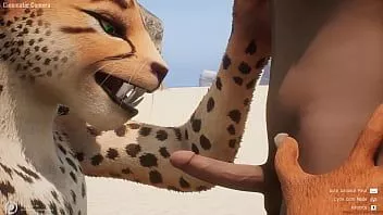 play Jogo pornô de vida selvagem | menina peluda zuri fode com um max | chita e humano | cinematográfico
