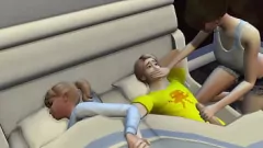 play 隠されたエイリアンの三人組：巨大なコックアナル3Dアニメ乱交